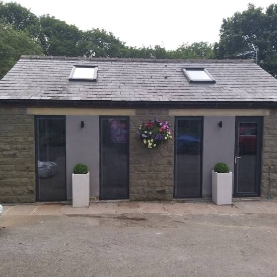 Garage conversion front